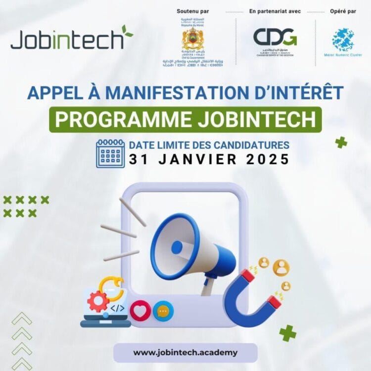 Jobintech: appel à manifestation d’intérêt