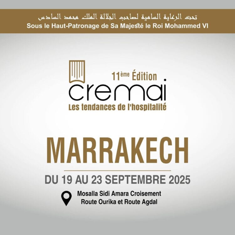 Cremai, du 19 au 23 septembre à Marrakech