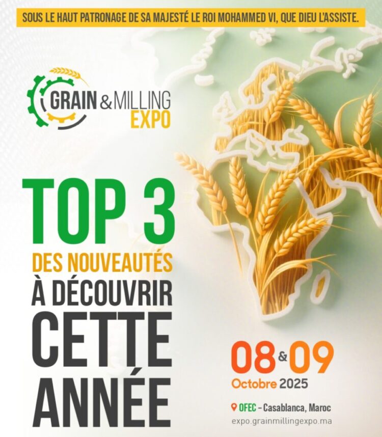 Grain & Milling Expo, les 8 et 9 octobre à Casablanca