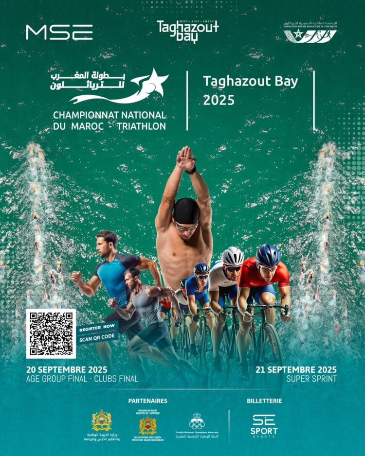 Coupe d’Afrique de Triathlon, le 21 septembre à Taghazout Bay