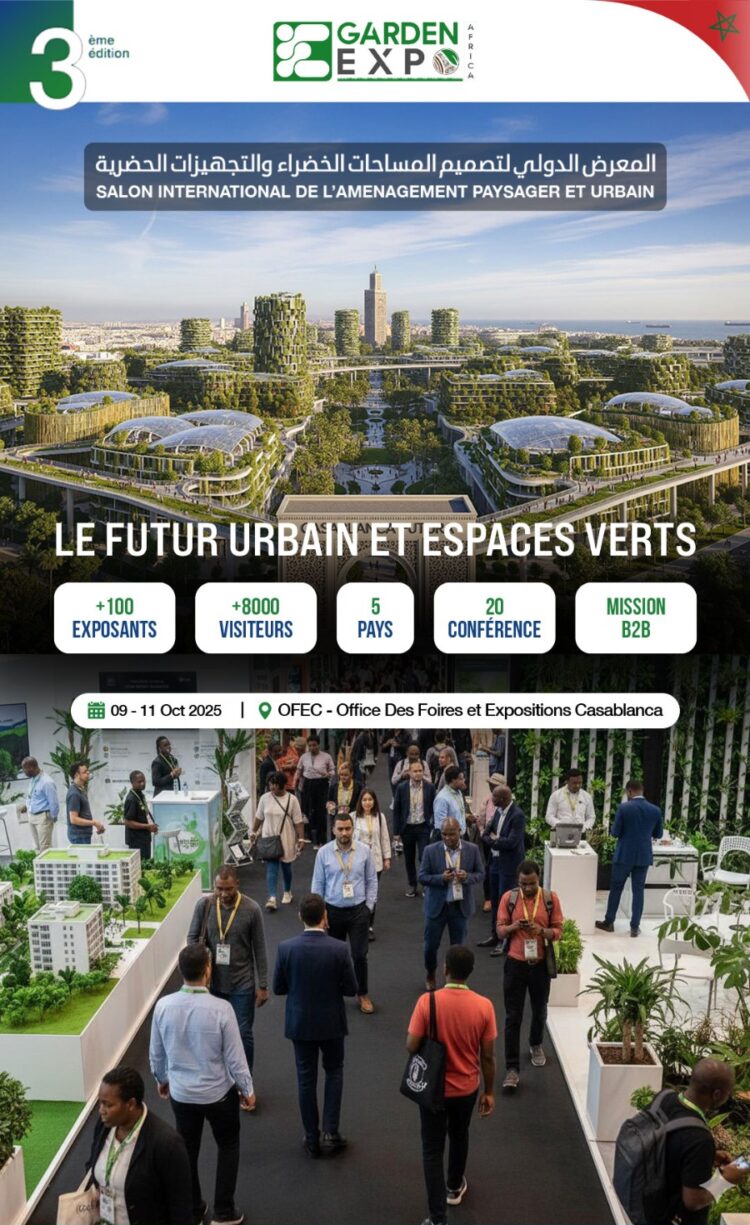 Garden Expo Africa, du 9 au 11 octobre à Casablanca