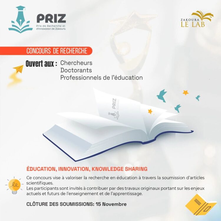 Recherche et innovation: Lancement du concours «PRIZ»