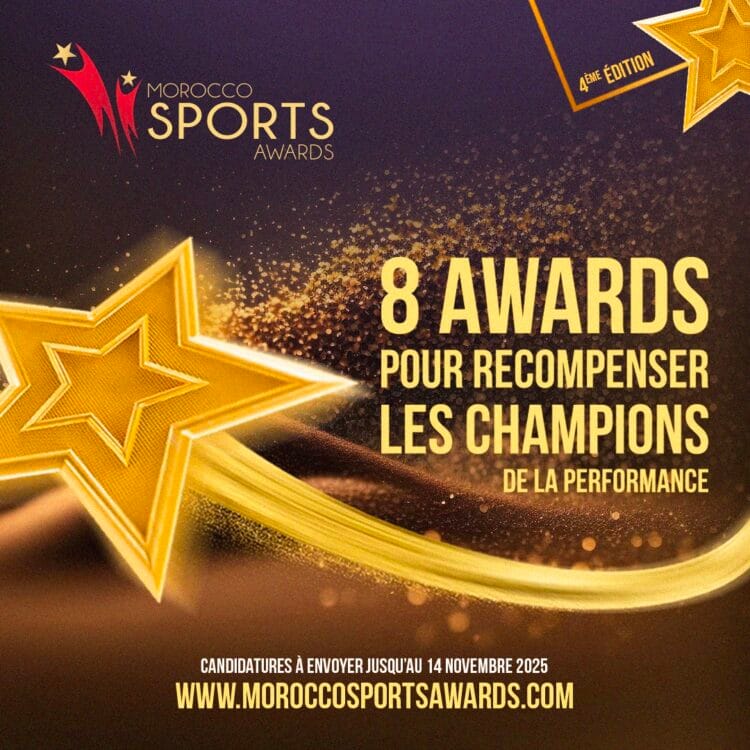 Morocco Sports Awards 2025: les candidatures sont ouvertes