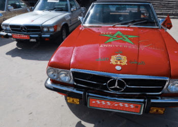 Rallye Marche verte: Des voitures classiques en route de Tanger vers Laâyoune