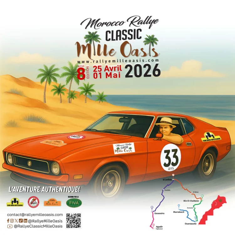 Rallye Classic Mille Oasis, du 25 avril au 1er mai 2026