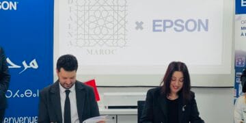 Signature de partenariat: Epson Maroc et Dialna Maroc.