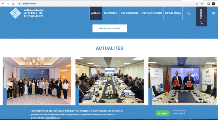 Le site web de Tamwilcom fait peau neuve