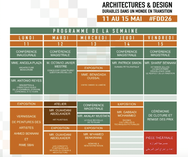 Programme Fez Design Days 2026