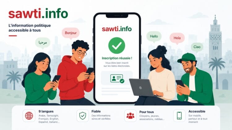 Lancement de «Sawti», une plateforme digitale dédiée à l’information politique