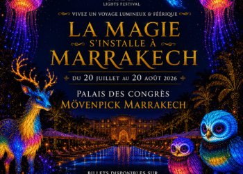 Magic Garden Light Festival s&rsquo;installe à Marrakech