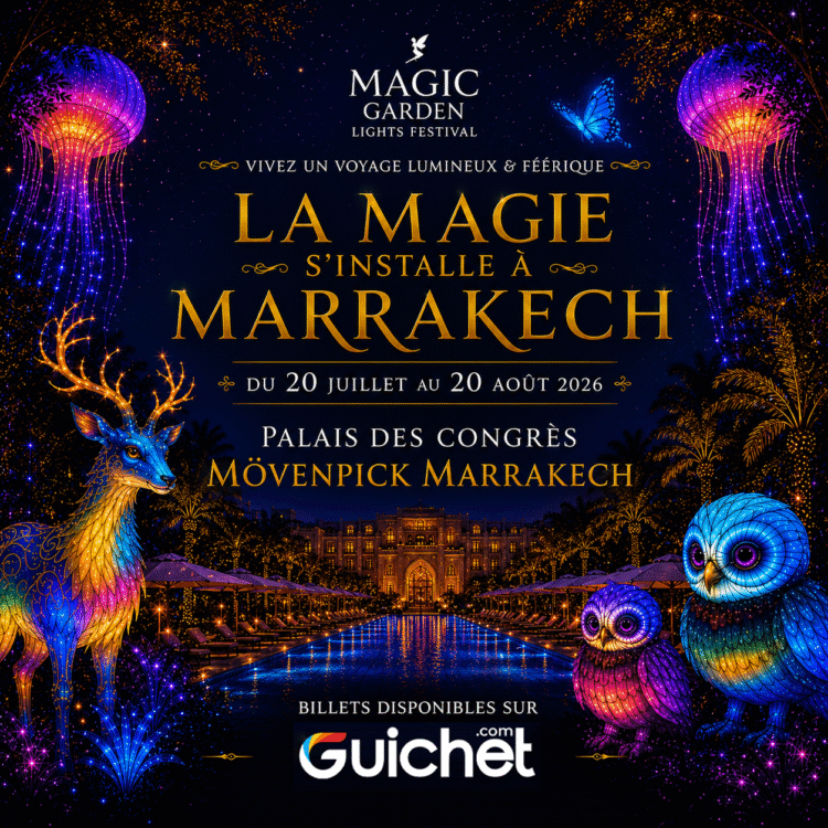 Magic Garden Light Festival s’installe à Marrakech