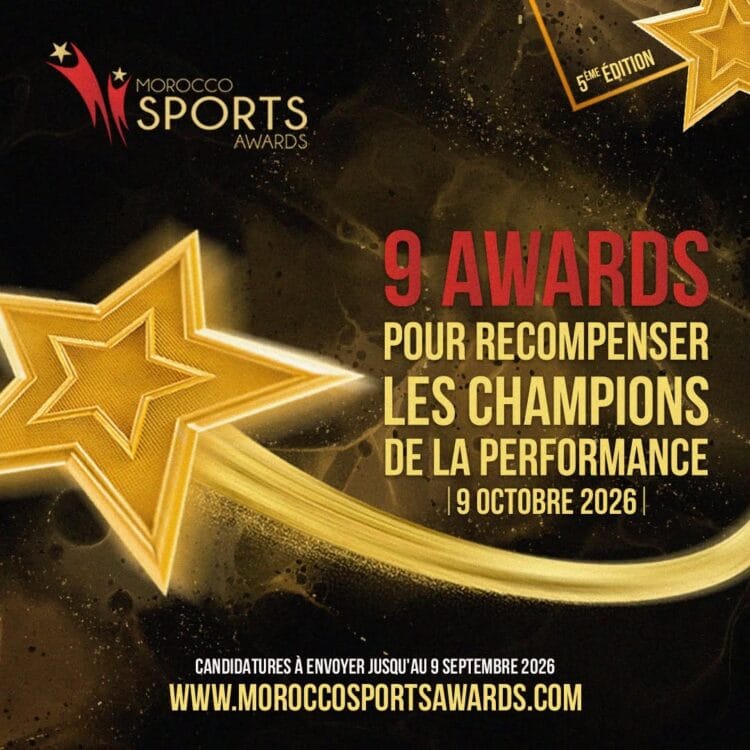 Morocco Sports Awards 2026: ouverture des candidatures