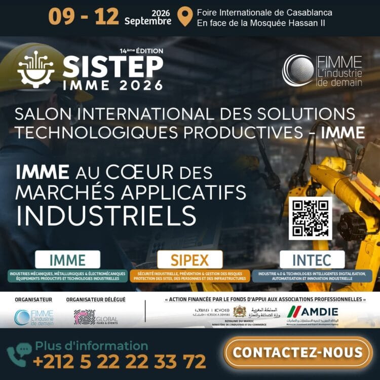 Sistep IMME 2026 : en septembre à Casablanca