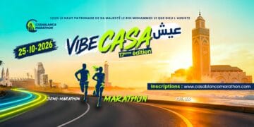 Casablanca Marathon, dimanche 25 octobre 2026