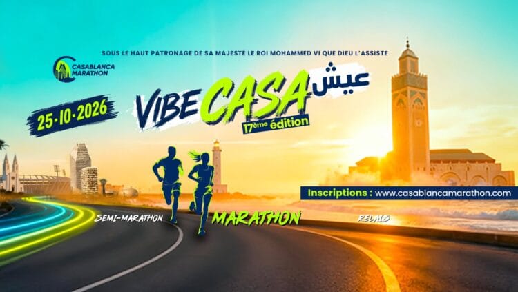 Casablanca Marathon, dimanche 25 octobre 2026