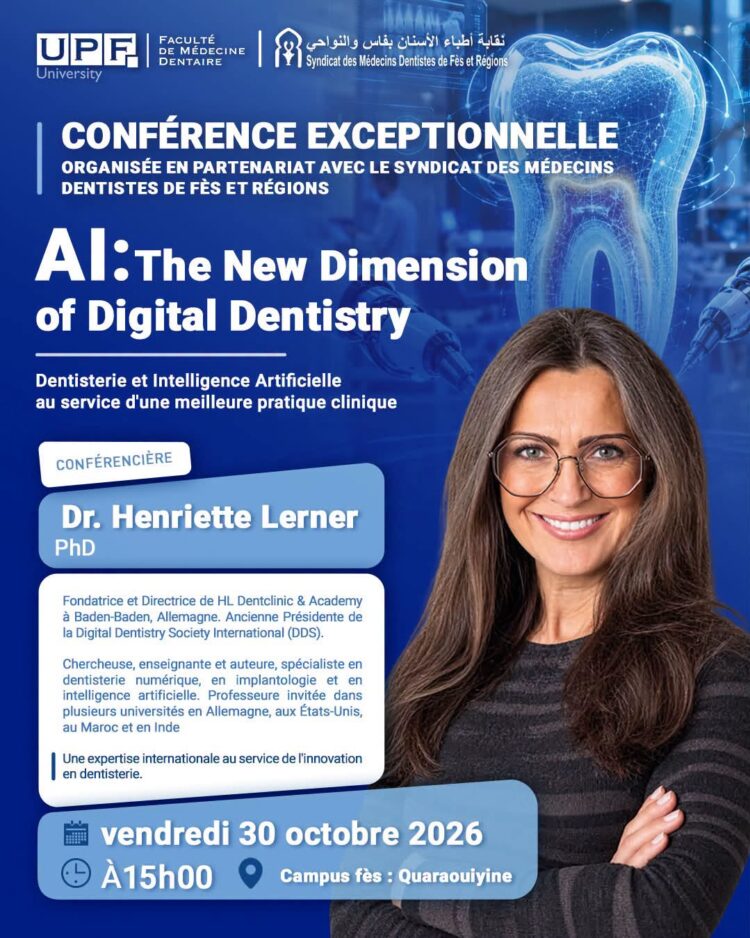UPF: Conférence sur les applications de l’IA en dentisterie numérique