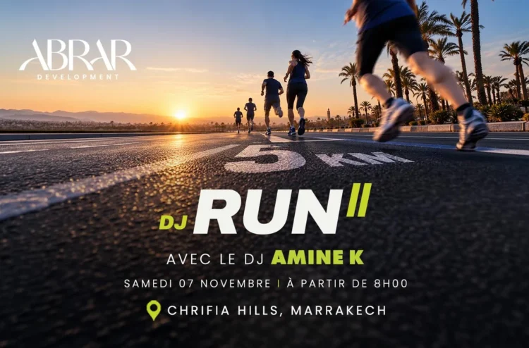 Marrakech accueille la première édition du « Chrifia Hills DJ Run »