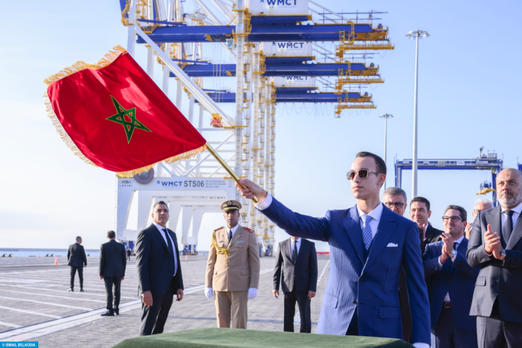 Port Nador West Med: le prince héritier lance les opérations du premier terminal à conteneurs
